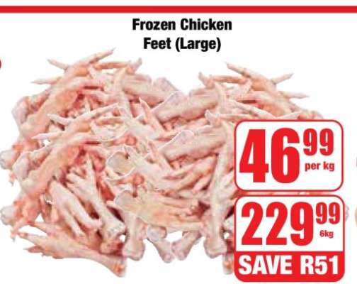 Frozen Chicken Feet (Large)
