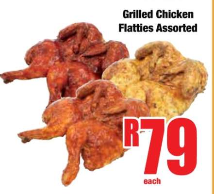 Grilled Chicken Flatties Assorted