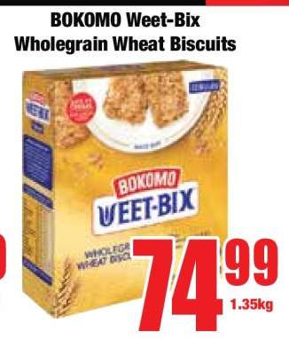 Bokomo Weet-Bix Wholegrain Wheat Biscuits