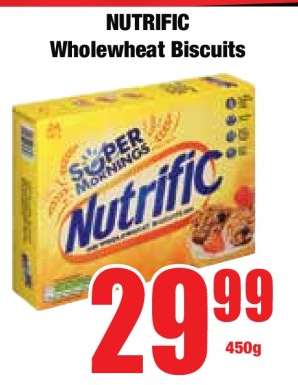 NUTRIFIC Wholewheat Biscuits