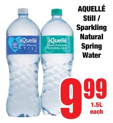 AQUELLÉ Still / Sparkling Natural Spring Water