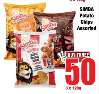 SIMBA Potato Chips Assorted