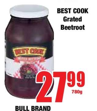 BEST COOK Grated Beetroot
