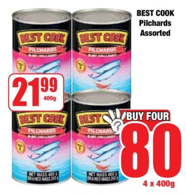 BEST COOK Pilchards Assorted