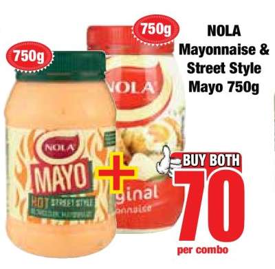 NOLA Mayonnaise & Street Style Mayo 750g