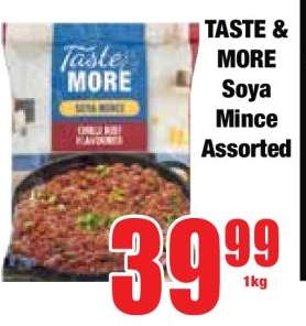 TASTE & MORE Soya Mince Assorted
