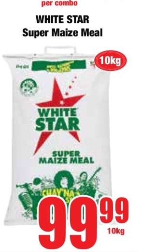 WHITE STAR SUPER MAIZE MEAL