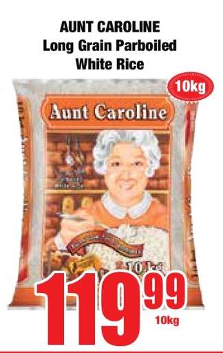 Aunt Caroline Long Grain Parboiled White Rice