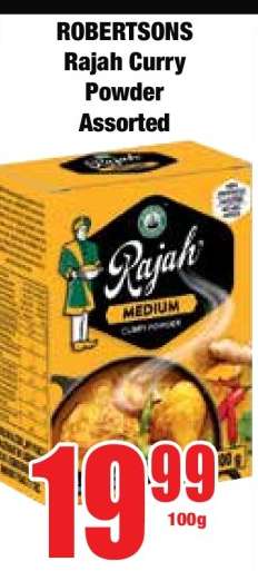 Robertsons Rajah Curry Powder Assorted