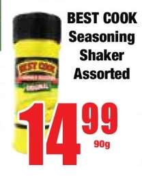 BEST COOK Seasoning Shaker Assorted