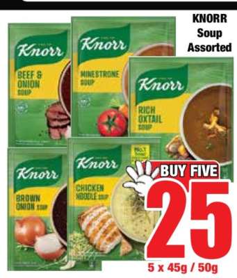 KNORR Soup Assorted