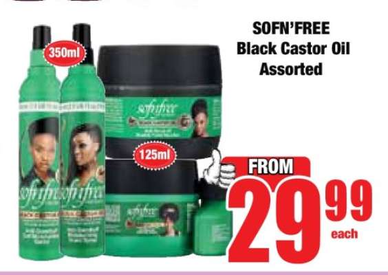 SOFN’FREE Black Castor Oil Assorted