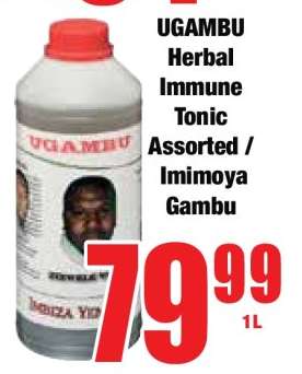 UGAMBU Herbal Immune Tonic Assorted / Imimoya Gambu