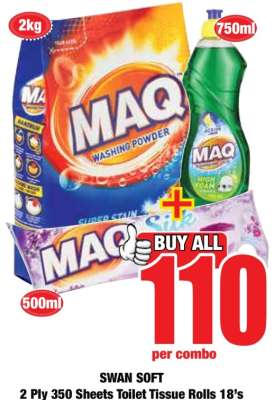 MAQ Washing Powder Combo