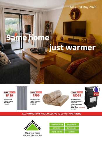 thumbnail - Leroy Merlin catalogue - Same Home Just Warmer