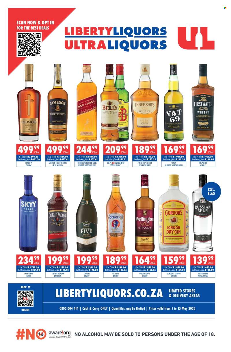 Liberty Liquors catalogue  - 01/05/2026 - 15/05/2026.