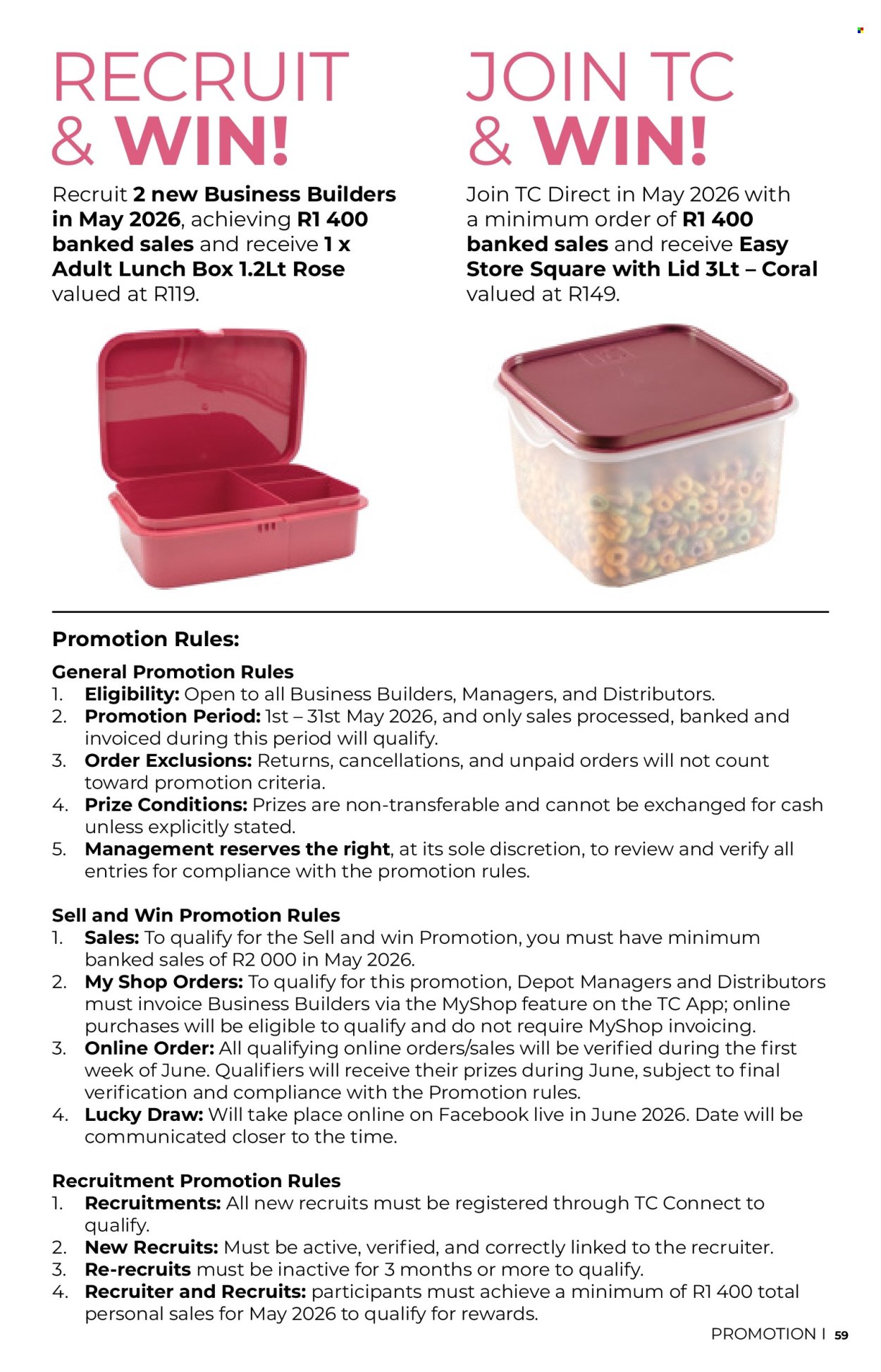 Table Charm Direct specials - 01/05/2026 - 31/05/2026. Page 59