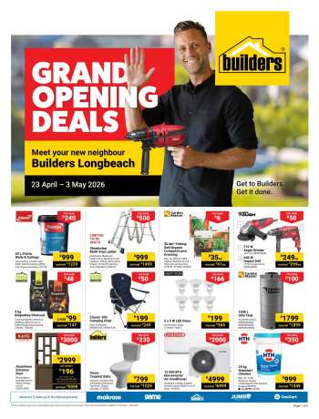 Builders catalogue  - 23/04/2026 - 03/05/2026.