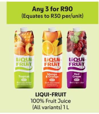 Liqui Fruit 100% Fruit Juice