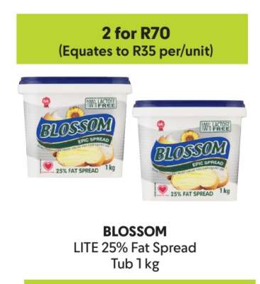 BLOSSOM LITE 25% Fat Spread