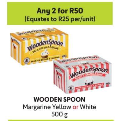 WOODEN SPOON Margarine Yellow or White 500 g