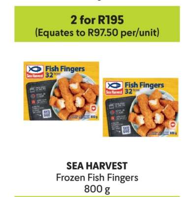 Sea Harvest Frozen Fish Fingers