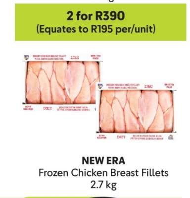 NEW ERA Frozen Chicken Breast Fillets