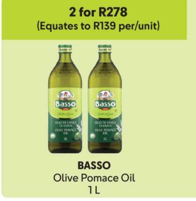BASSO Olive Pomace Oil 1 L