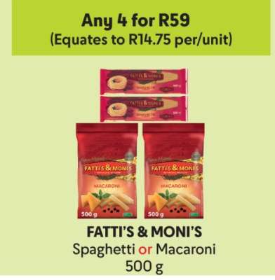 FATTI'S & MONI'S Spaghetti or Macaroni