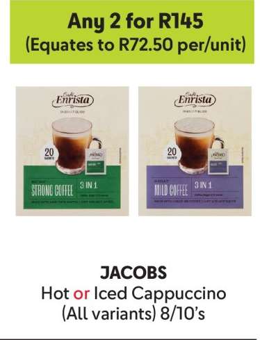 JACOBS Hot or Iced Cappuccino