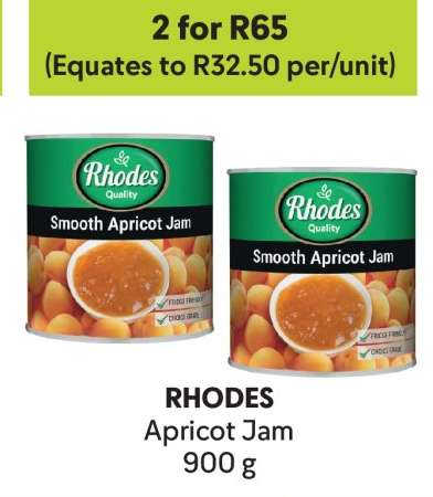 Rhodes Apricot Jam