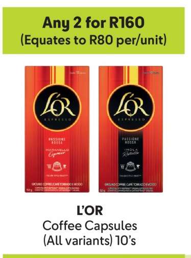 L'OR Coffee Capsules