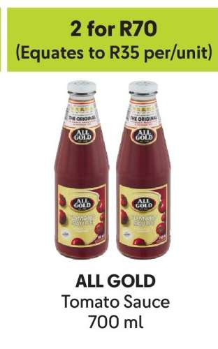 ALL GOLD Tomato Sauce