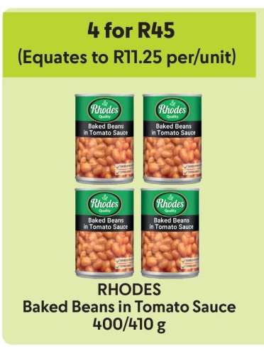 Rhodes Baked Beans in Tomato Sauce