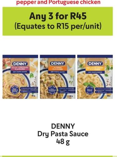 DENNY Dry Pasta Sauce