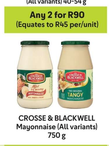 Crosse & Blackwell Mayonnaise
