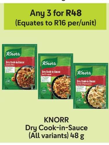 KNORR Dry Cook-in-Sauce