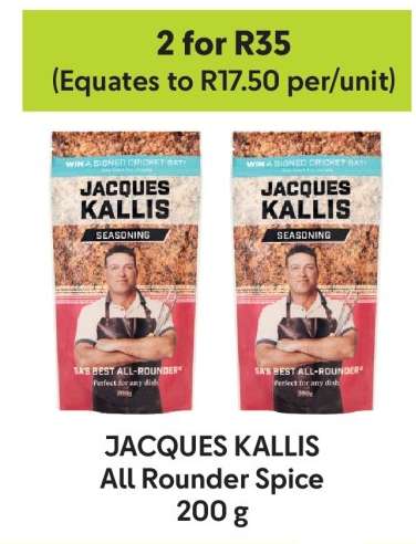 JACQUES KALLIS All Rounder Spice
