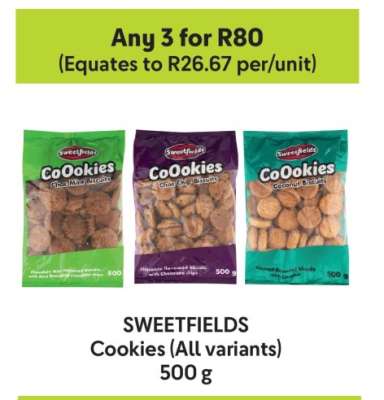 SWEETFIELDS Cookies (All variants)