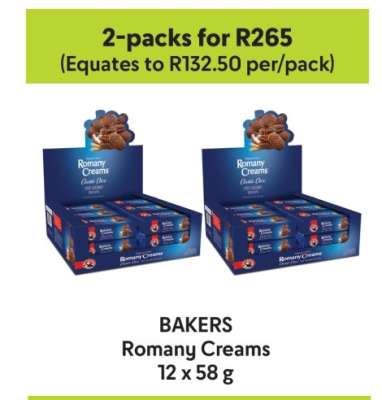 Bakers Romany Creams