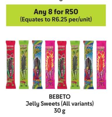 BEBETO Jelly Sweets (All variants)