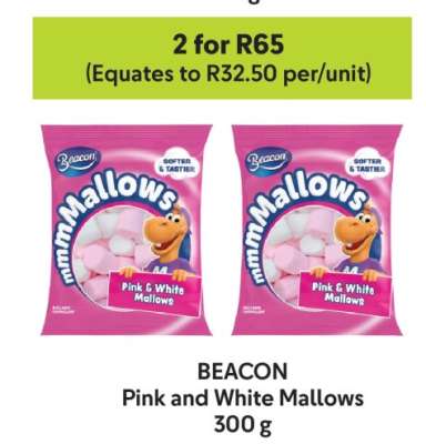 BEACON Pink and White Mallows
