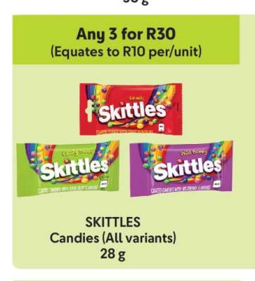 SKITTLES Candies (All variants)