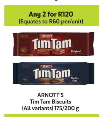 ARNOTT’S Tim Tam Biscuits