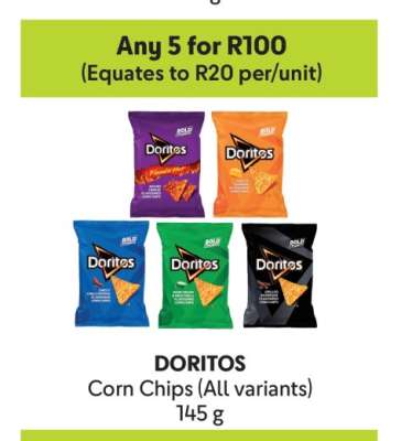 DORITOS CORN CHIPS