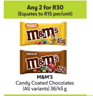 m&m's