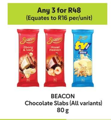 BEACON Chocolate Slabs (All variants)
