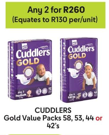 CUDDLERS Gold Value Packs