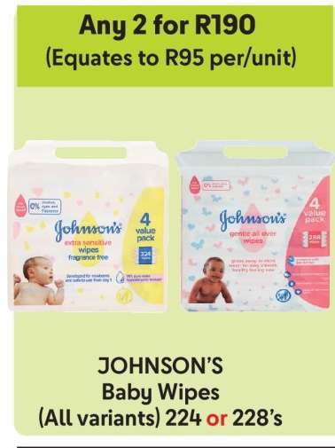 Johnson's Baby Wipes