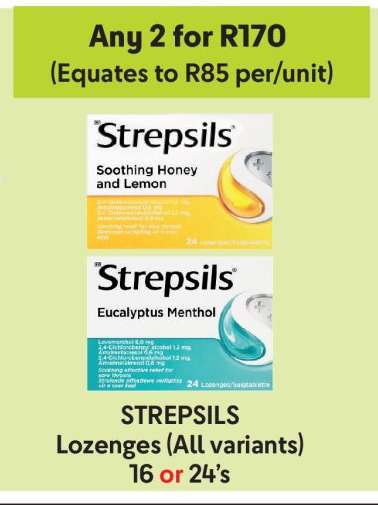 STREPSILS Lozenges (All variants)